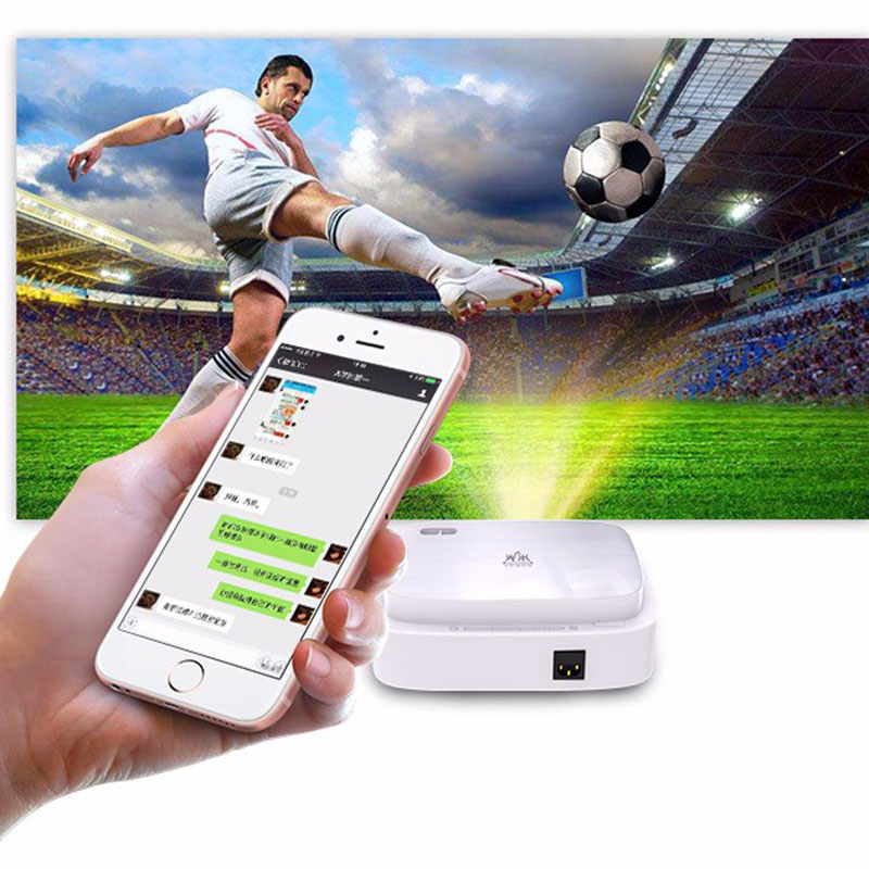 Compact Wireless Projector for Home and Travel Entertainment