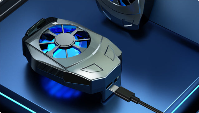 Mobile Gaming Cooler with Fan and Adjustable Phone Stand