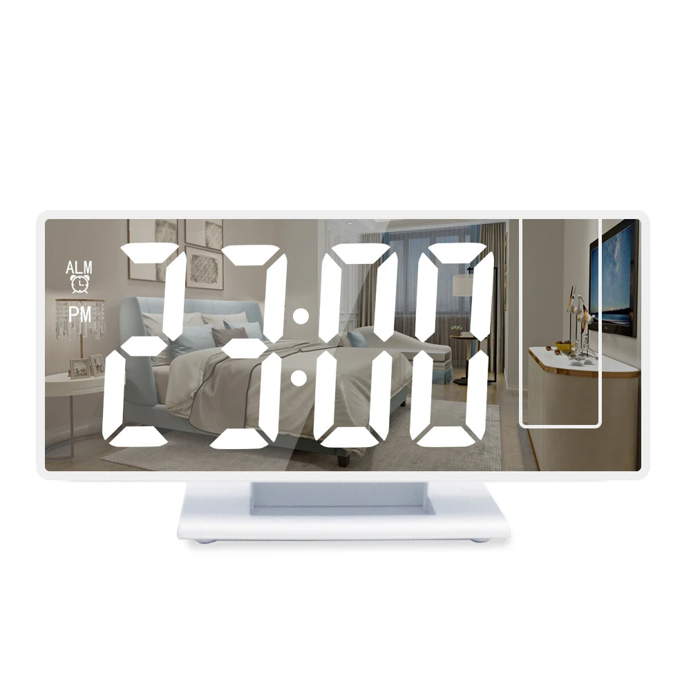 Wake Up Smarter with This LED Projection Alarm Clock