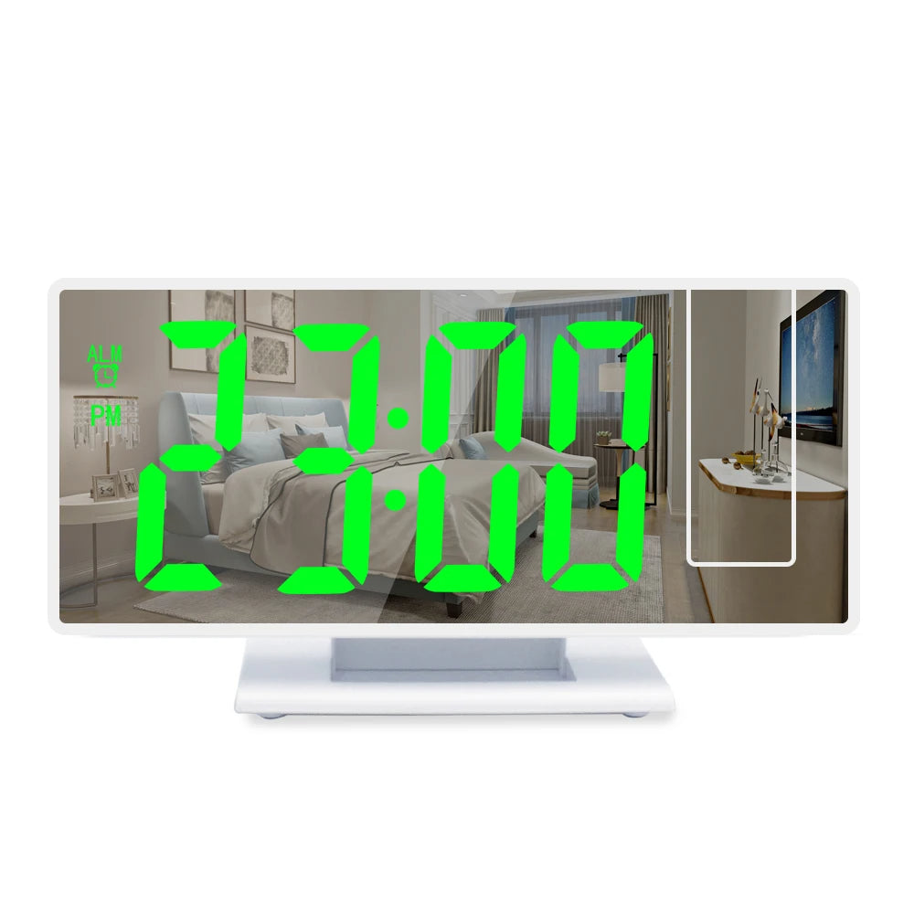 Wake Up Smarter with This LED Projection Alarm Clock
