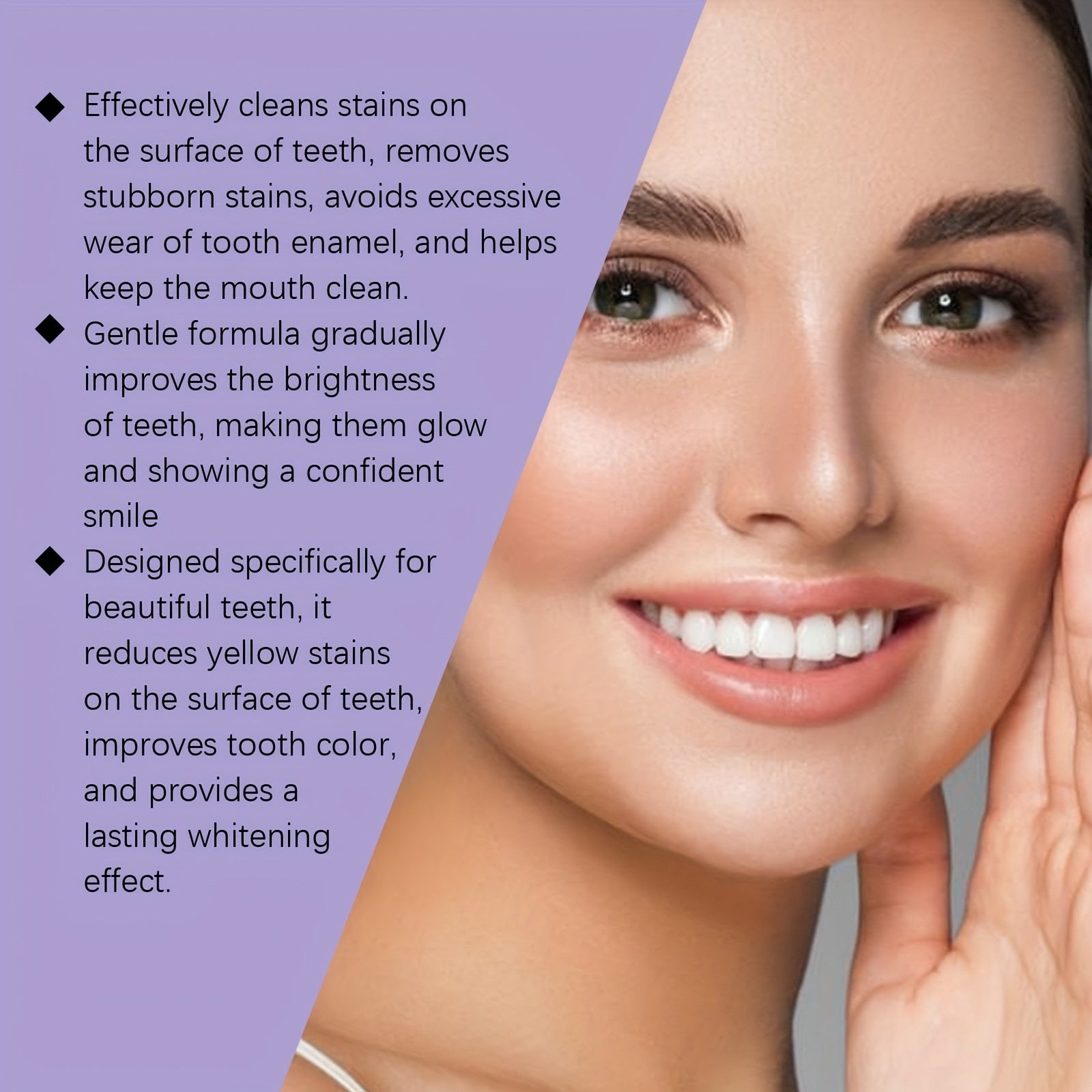 Purple Teeth Whitening Strips for Instant Brighter Smile